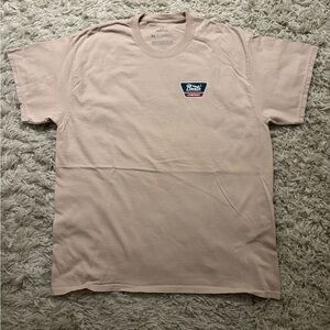 Brixton Men’s Classic Beige Short Sleeve Tee Size XL